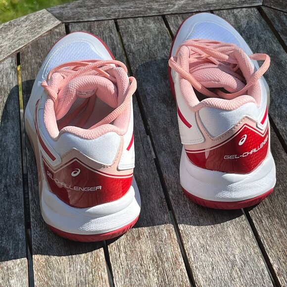 BNIB Asics Gel Challenger 13 / Women's 9.5 / White/Cranberry - Picture 6 of 16